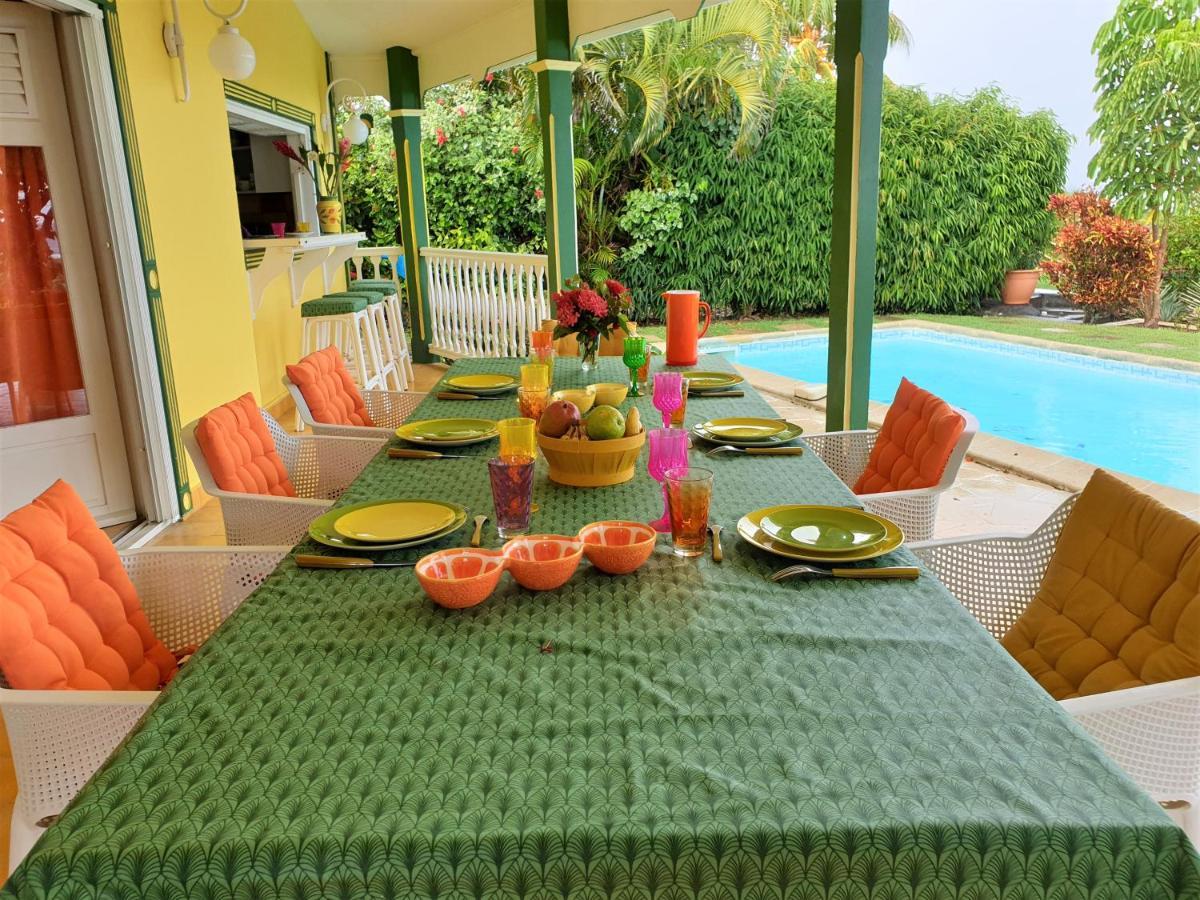 Villa Guadeloupe Saint Francois Acces Mer Piscine Iguana Bay - Villa Zagadi Exterior foto